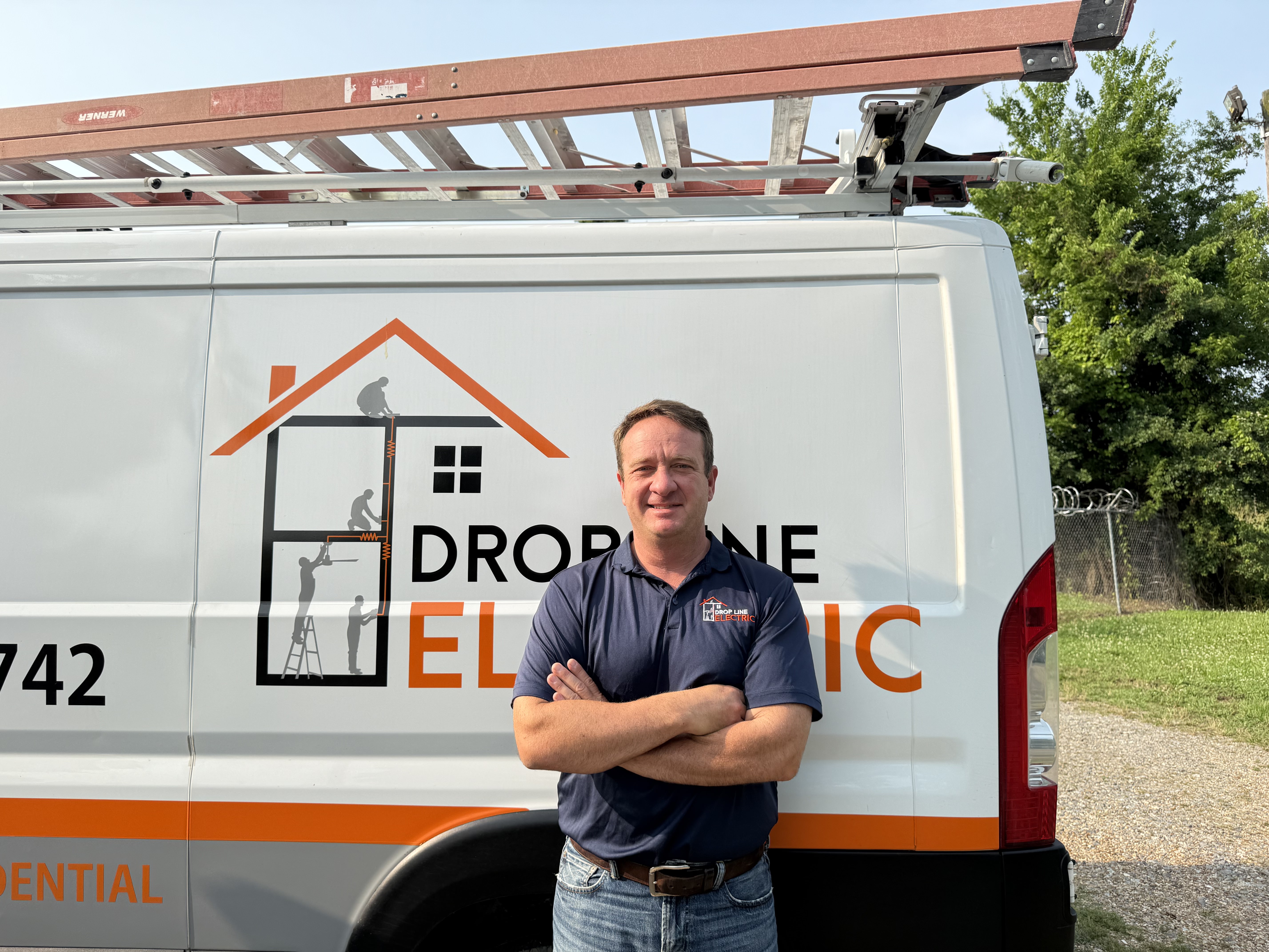 Lee Williams, licensed electrician at Drop Line Electric